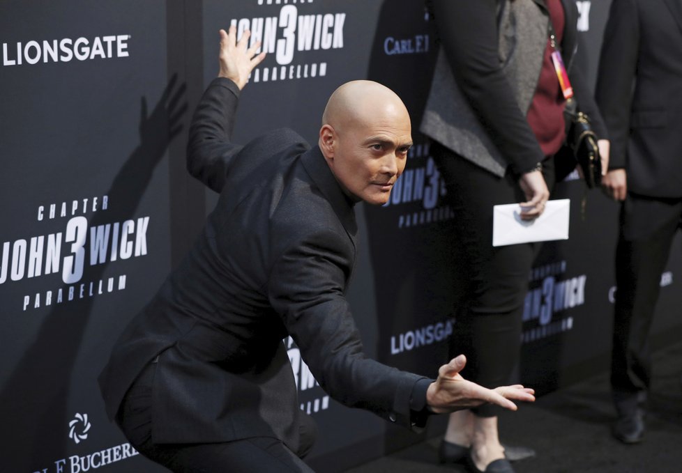 Mark Dacascos na premiéře snímku John Wick 3 v Los Angeles.