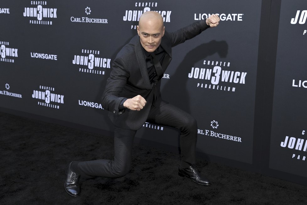 Mark Dacascos na premiéře snímku John Wick 3 v Los Angeles.