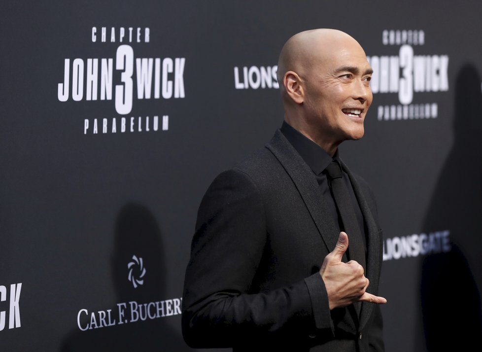 Mark Dacascos na premiéře snímku John Wick 3 v Los Angeles.