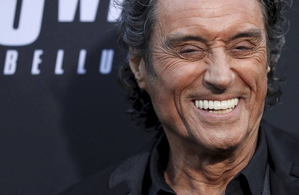 Ian McShane na premiéře snímku John Wick 3 v Los Angeles.