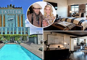 Johnny Depp prodal střešní byt, kde bydlel s Amber Heardovou
