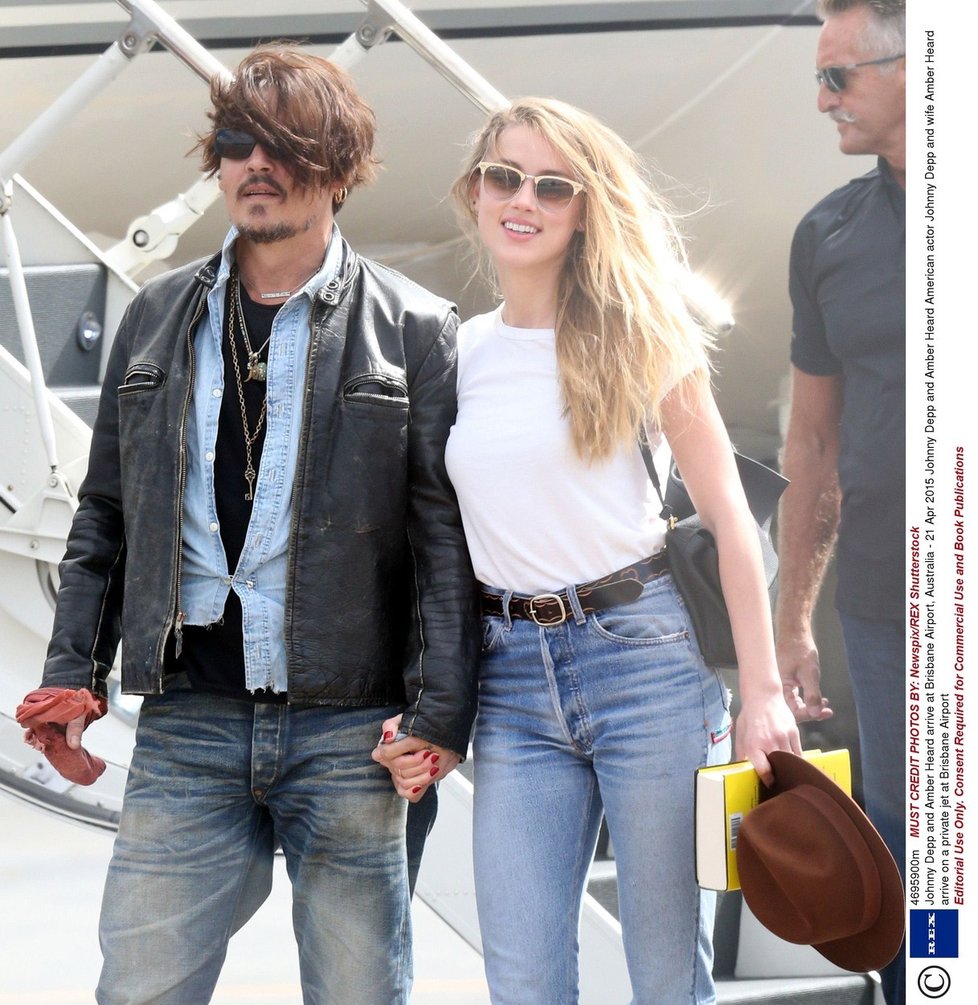 Johnny Depp a Amber Heard.