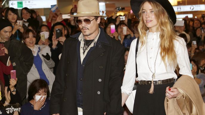 Johnny Depp a Amber Heardová