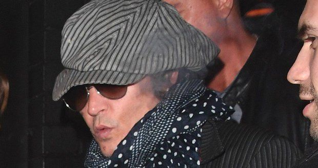 Pohublý herec Johnny Depp