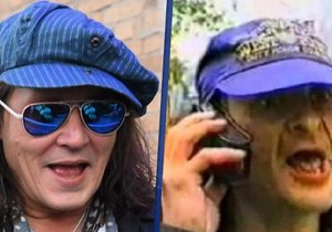 Johnny Depp shodil vousy a je Čechům pro smích. Proč? Připomíná jim notorického opilce z Letné - Jiřího Káru.