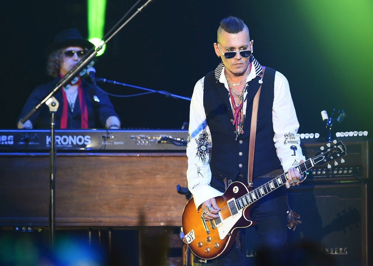 Johnny Depp na koncertě