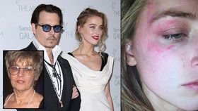 Johnny Depp měl manželku Amber Heard údajně zbít kvůli tomu, že mu umírala maminka.