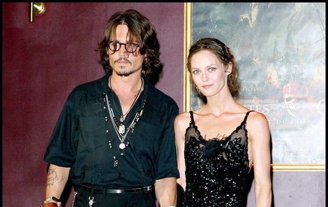 Johnny Depp a Vanessa Paradis.