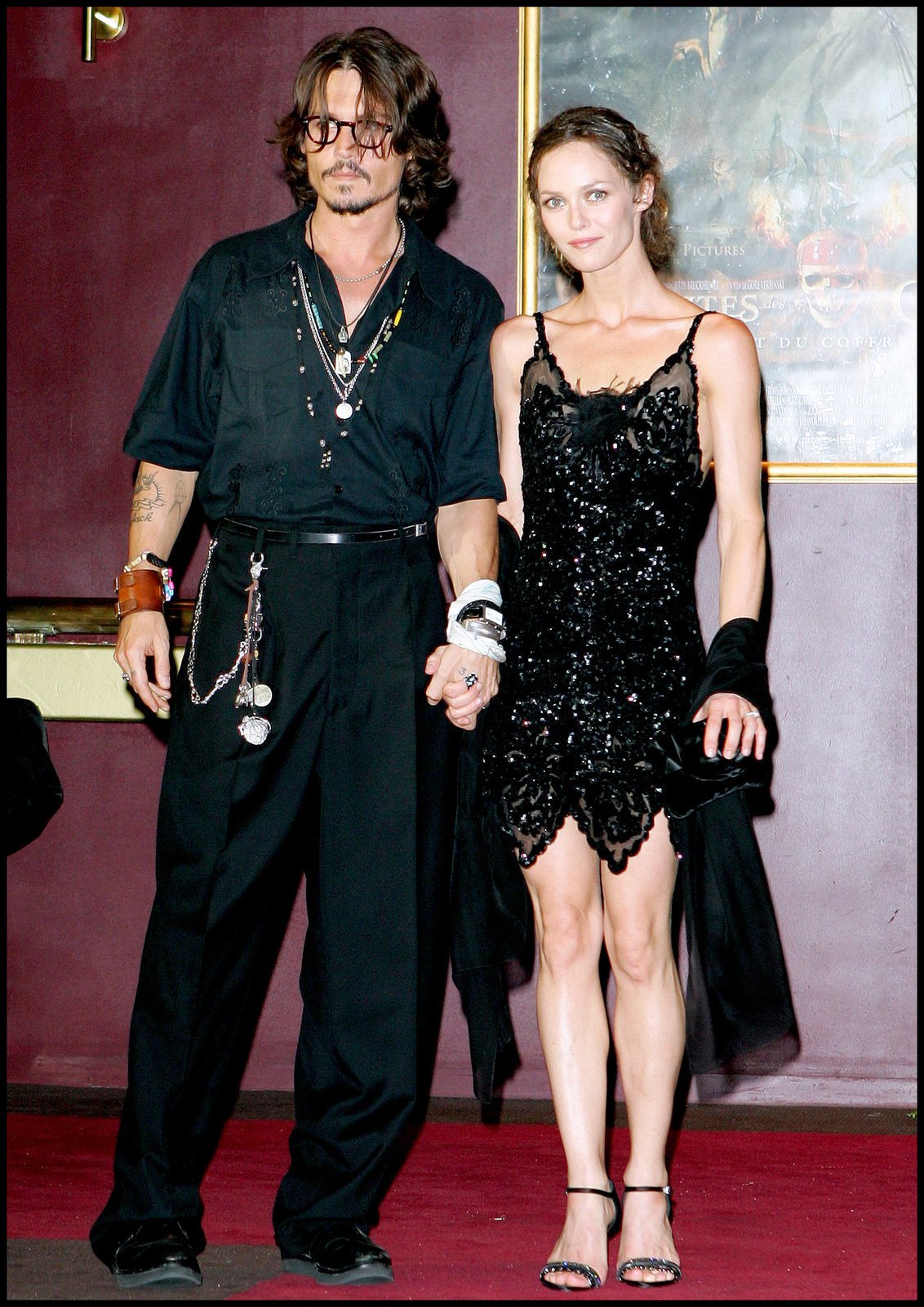 Johnny Depp a Vanessa Paradis.