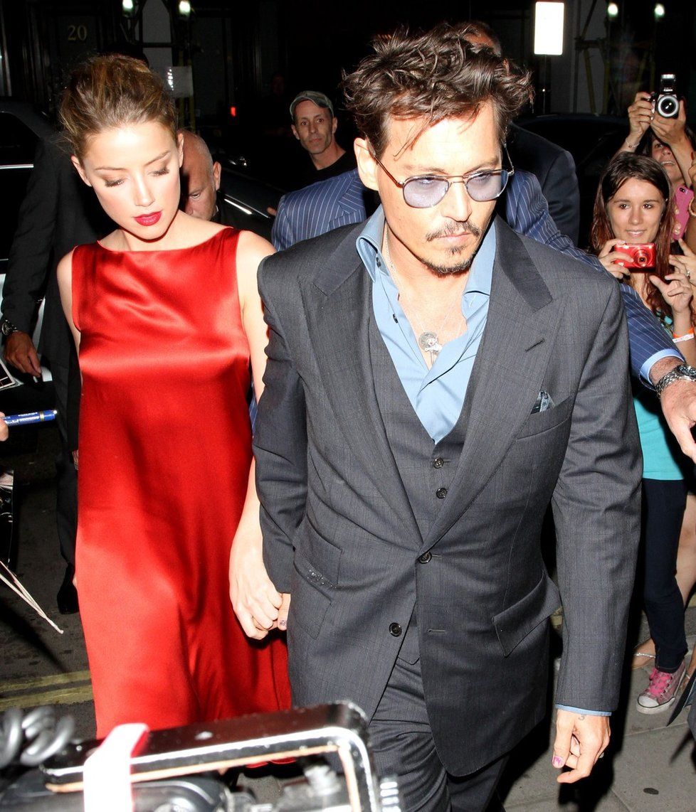 Johnny Depp a Amber Heard