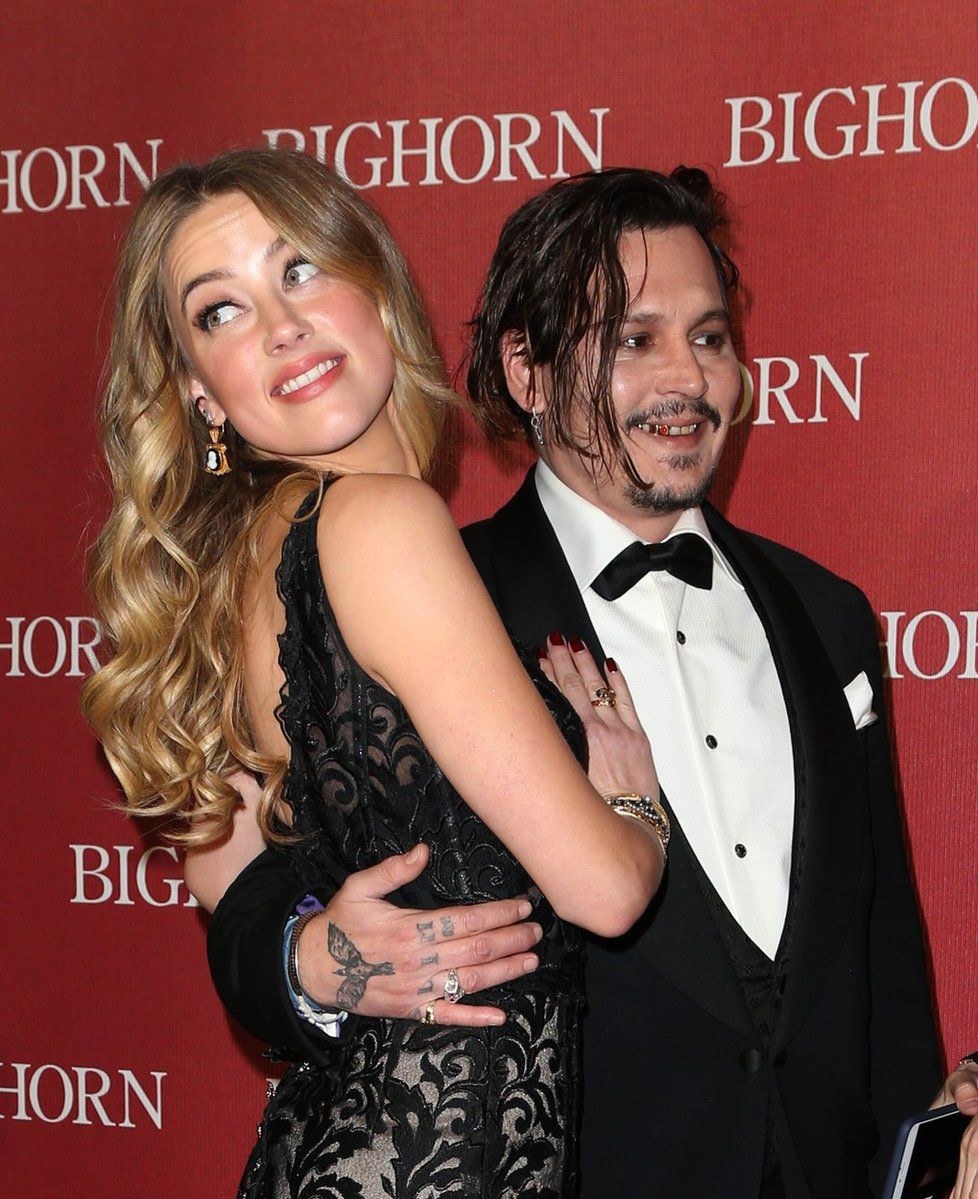 Amber Heard a Johnny Depp