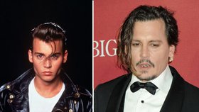 Idol Johnny Depp už není fešák! Podívejte se, jak mu to dříve slušelo!