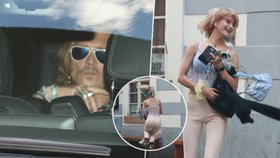 Johnny Depp Praze: Spoře oděná kráska a objímání s jinou sexy kočkou!