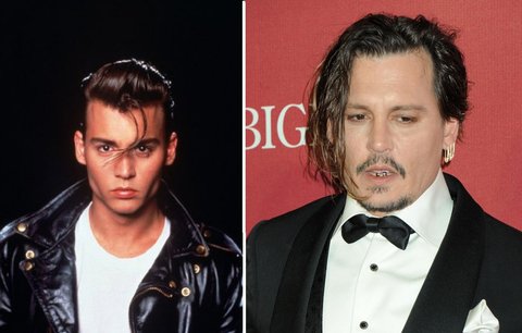Idol Johnny Depp už není fešák! Podívejte se, jak mu to dříve slušelo!
