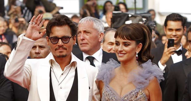 Johnny Depp s Pénelope Cruz v Cannes