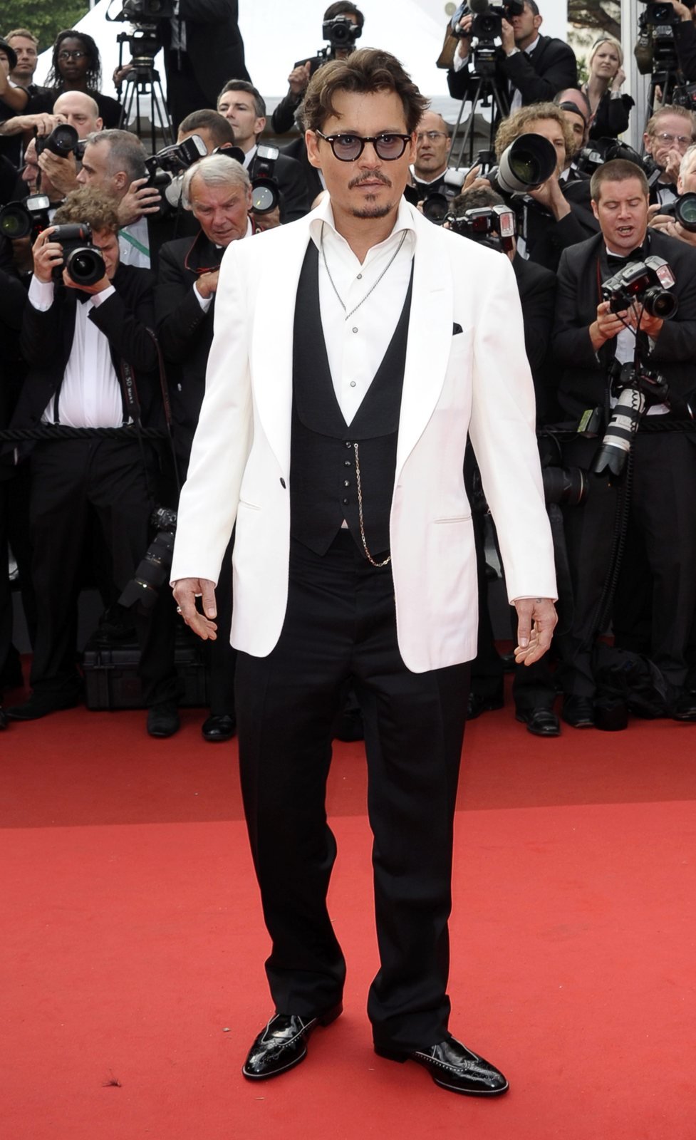 Johnny Depp v Cannes v roce 2011