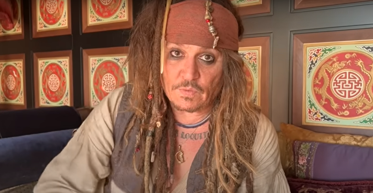 Johnny Depp jako Jack Sparrow