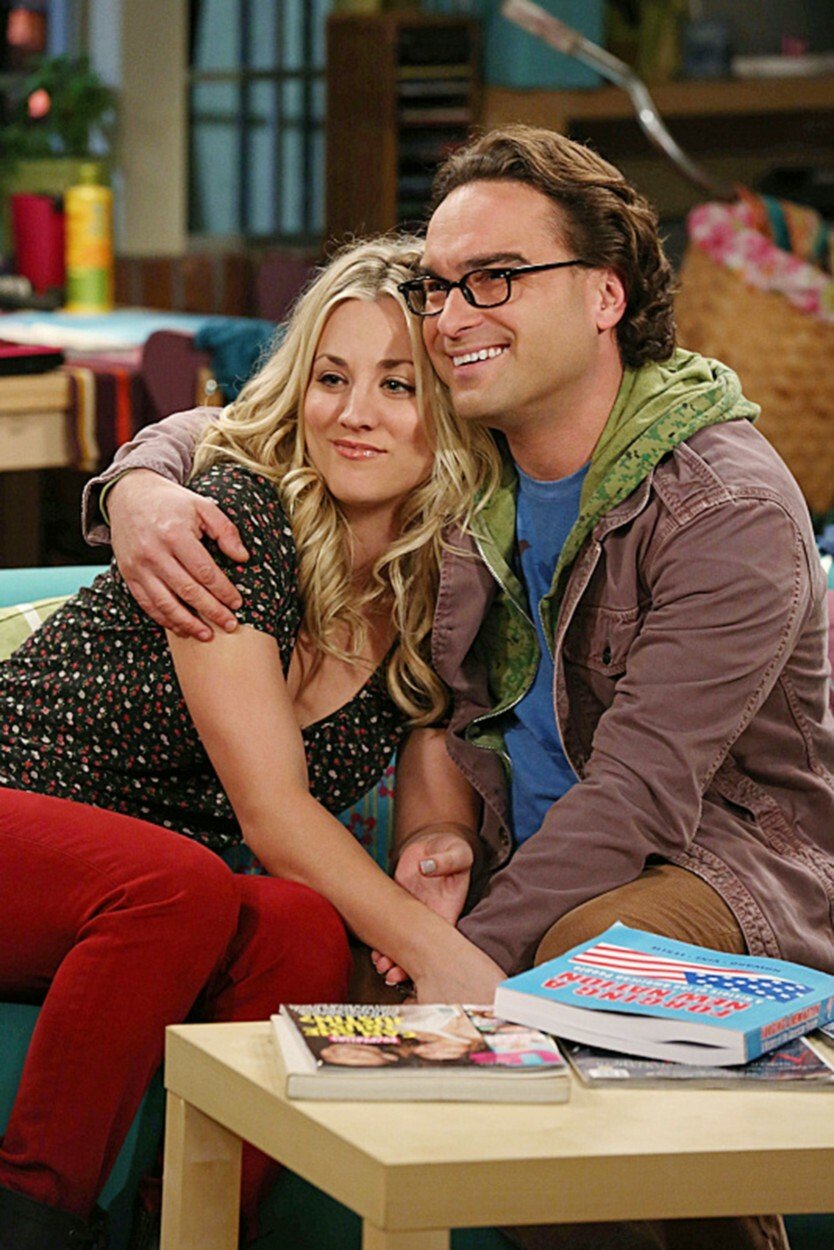 Johnny Galecki a Kaley Cuoco jako Leonard a Penny