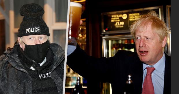 Pařby premiéra během lockdownu: Policie má fotky Johnsona s pivem. Tlak na jeho rezignaci sílí