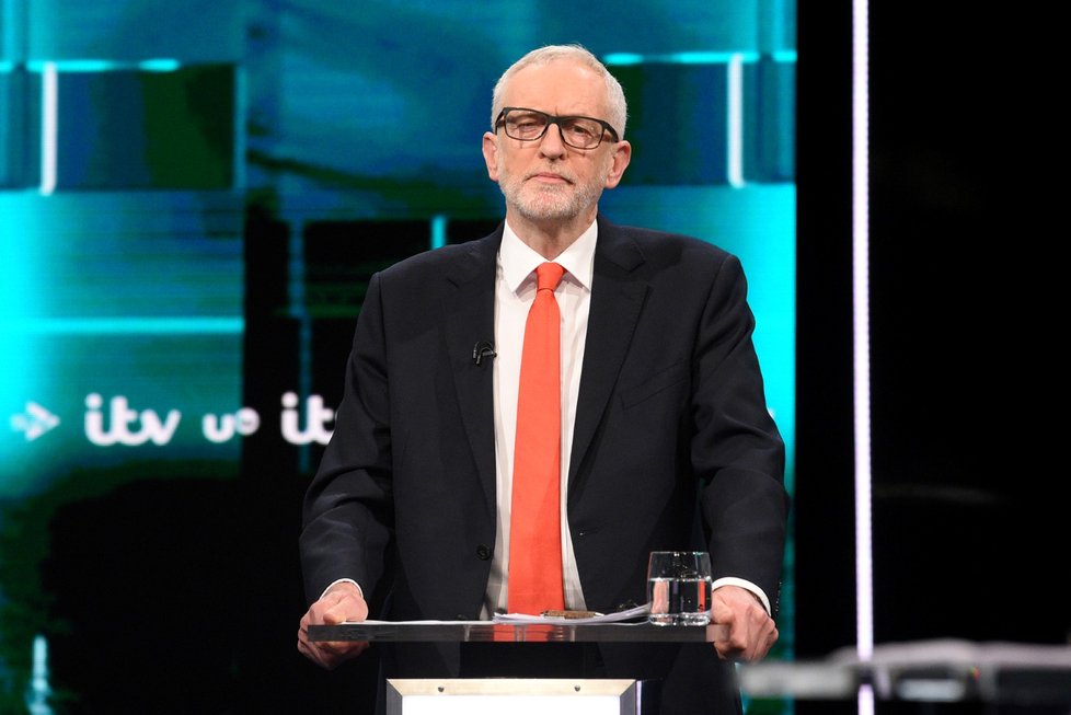 Corbyn v debatě s Borisem Johnsonem