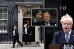 Britského premiéra Borise Johnsona začali stěhovat z Downing Street