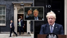 Britského premiéra Borise Johnsona začali stěhovat z Downing Street
