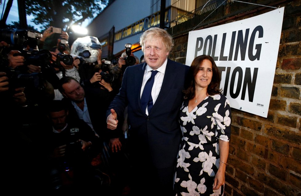 Boris Johnson s manželkou