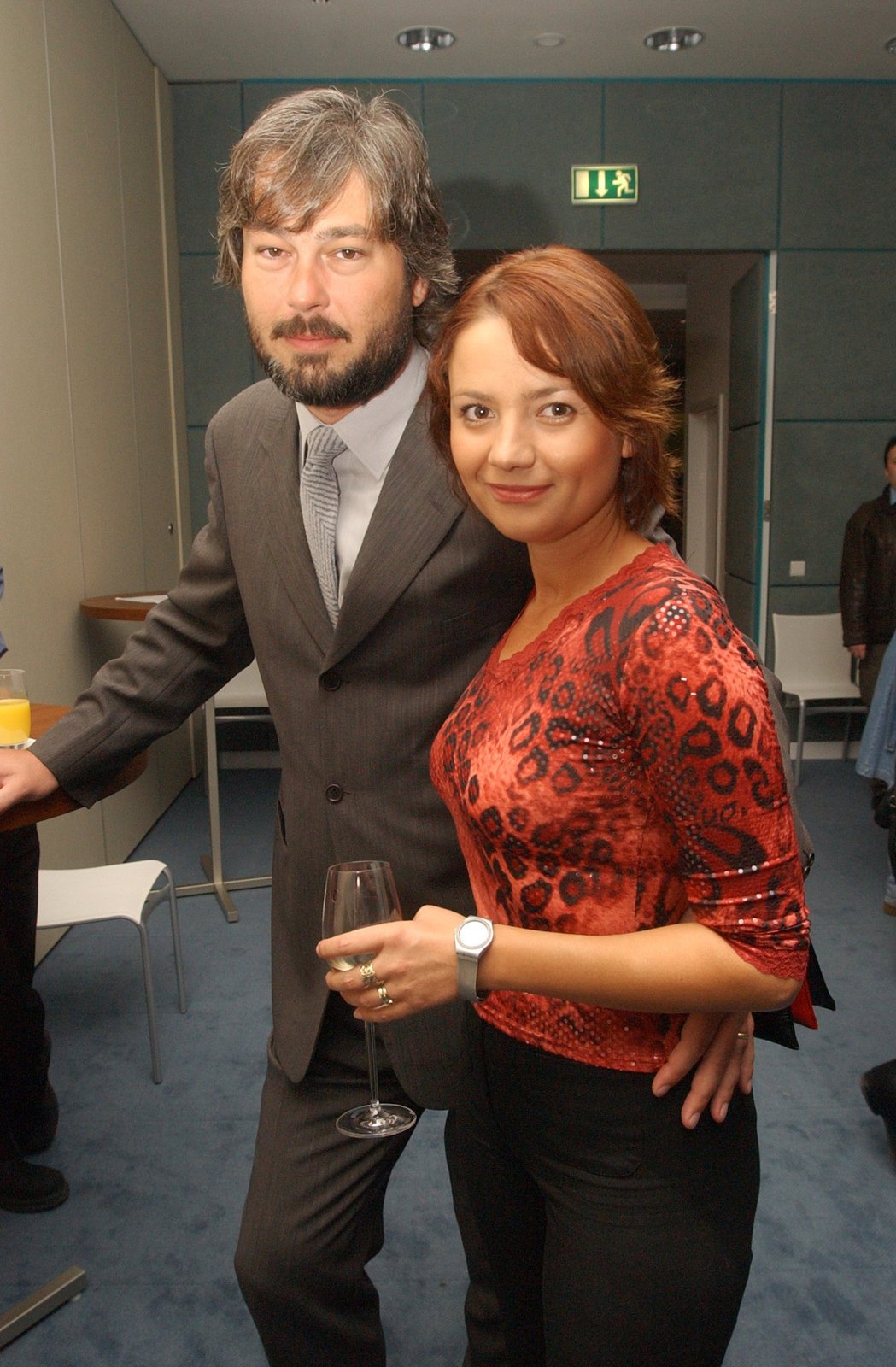 Voldánová se svým manželem v roce 2002
