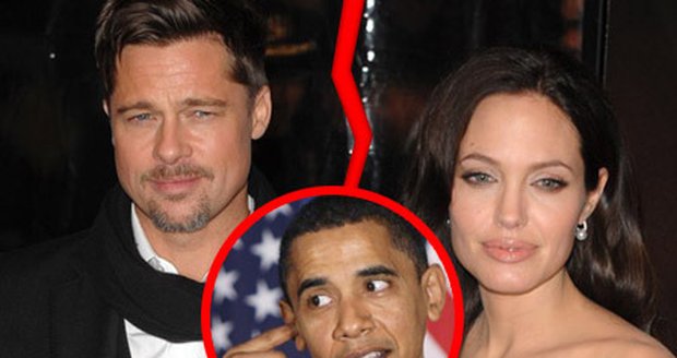 Jolie a Pitt: Divoké hádky. Kvůli Obamovi!