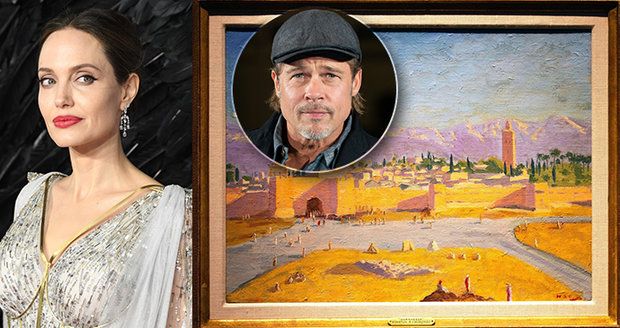 Angelina Jolie se zbavuje vzpomínek na Brada Pitta: Darovaný obraz prodala za 204 milionů!