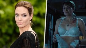 Angelina Jolie v novém filmu ukázala podprsenku