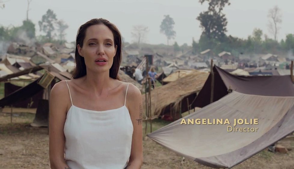 Angelina Jolie v Kambodži