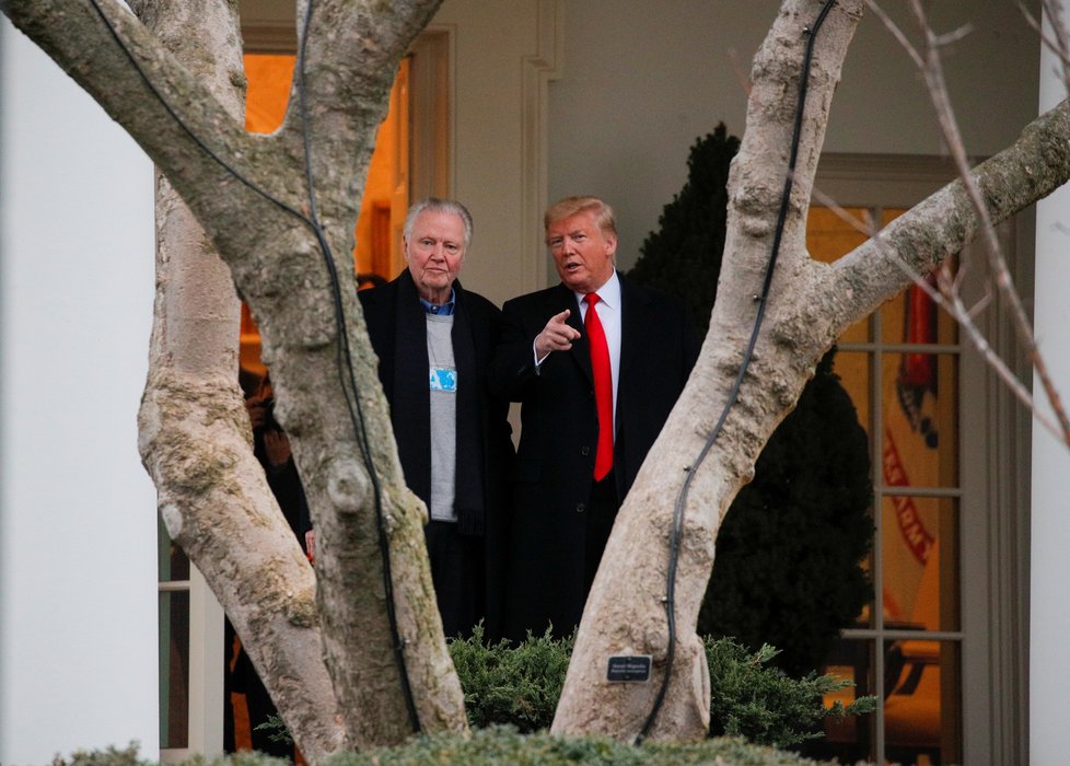 Jon Voight patří mezi velké fanoušky Donalda Trumpa