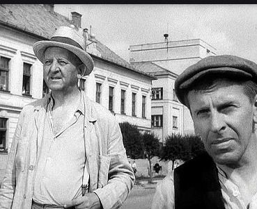 1965: Obchod na Korze - Martin Hollý (vlevo) s Jozefem Kronerem