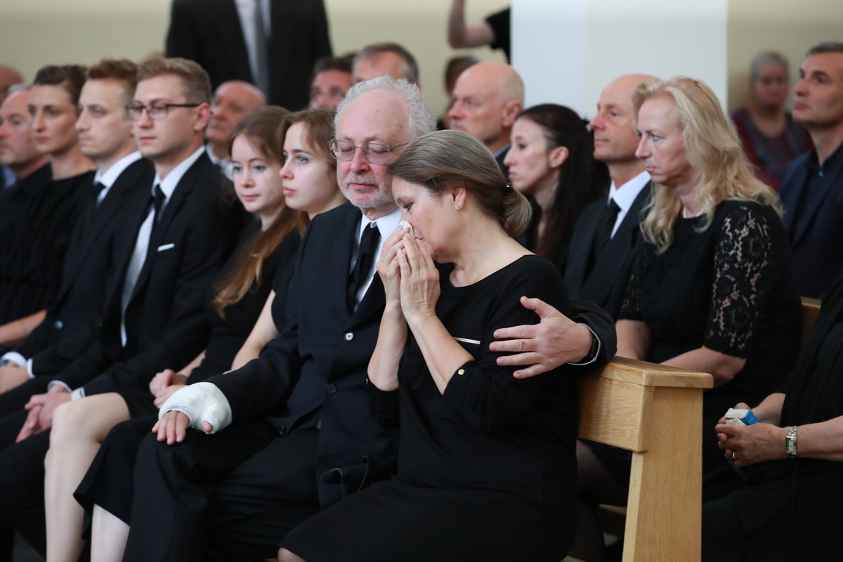 Miroslava Šafránková s manželem a rodinou.