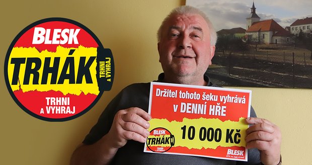 Josef Buchta (56) vyhrál 10 tisíc v DENNÍ HŘE Trháku: Pořádně to oslavím!