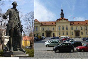 Současná podoba Dominikánského náměstí v Brně. Po opravách má získat historickou podobu, zmizí odsud parkoviště a místo by tu mohla najít socha Josefa II.