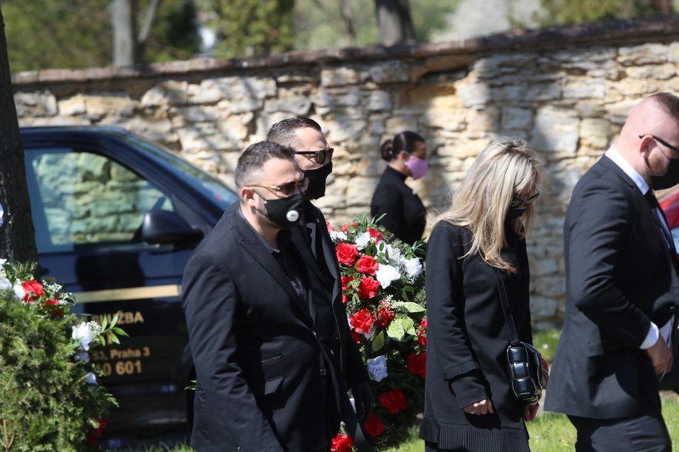 Pohřeb Josefa Kočky, 21. dubna 2020
