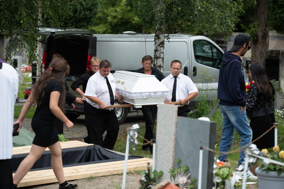 Pohřeb vraha Marečka (†2) Josefa Kuči (†21) v Lounech.