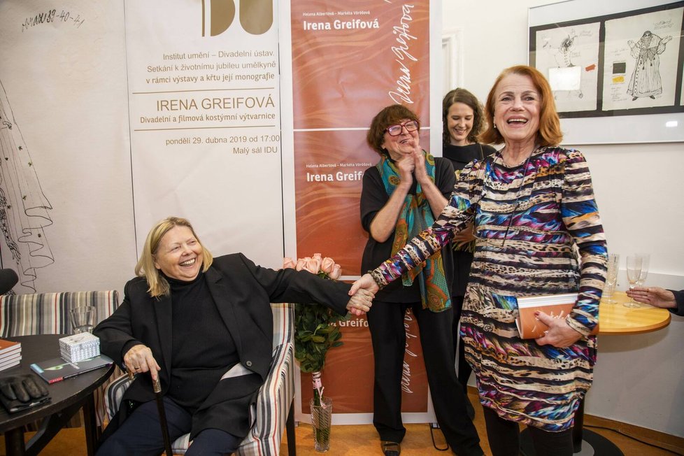 Irena Greifová a Iva Janžurová