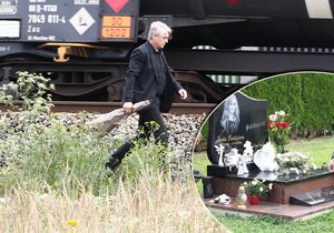 V den tříměsíčního výročí smrti Bartošové, Rychtář obíhal všechny její památníky a zapaloval svíčky. Jak na hřbitově, tak u kolejí.