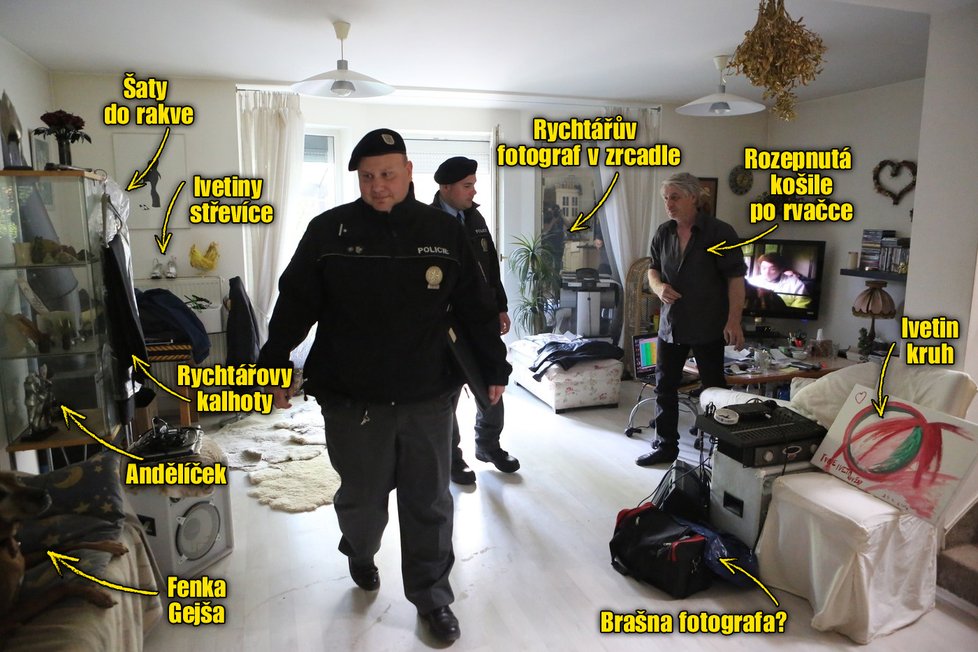 ...Ivetin dům v Uhříněvsi ukazoval všem na odiv. Policii, ale i novinářům.