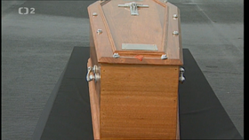 V roce 1996 byly Šnejdárkovy ostatky převezeny do rodných Napajedel