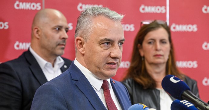 Šéf ČMKOS Josef Středula