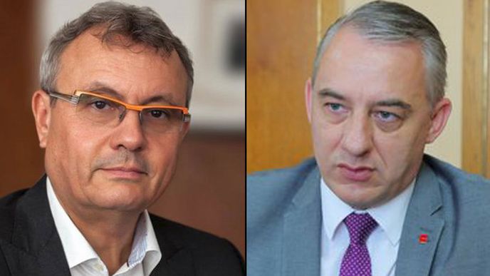 Vladimír Dlouhý a Josef Středula.