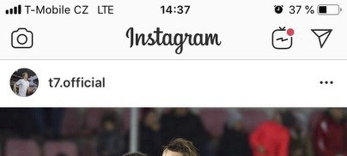 Tomáš Rosický sdílel na svém Instagramu fotku s Josefem Šuralem