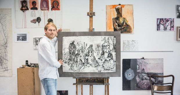 V zahraničí ho srovnávají s mistry renesance: Malíř Josef Zlamal (35) navazuje na rodinnou tradici