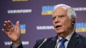 Šéf unijní diplomacie Josep Borrell na konferenci v Kyjevě