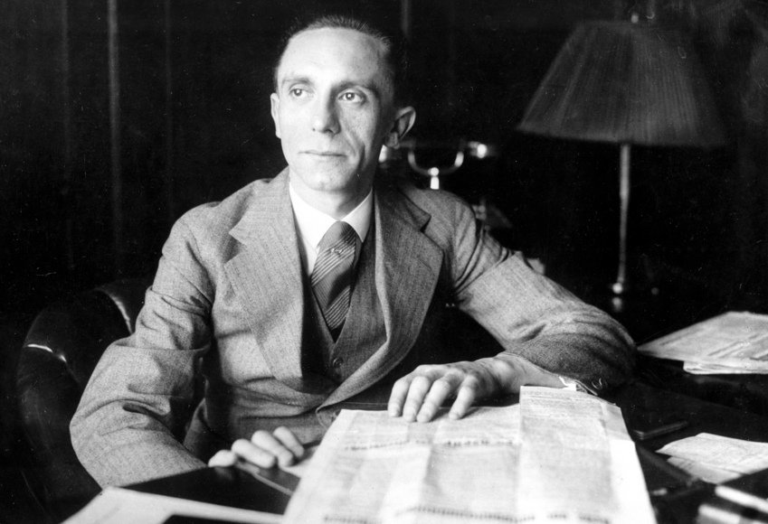 Skutečný Joseph Goebbels - nacistický ministr propagandy a Hitlerova pravá ruka