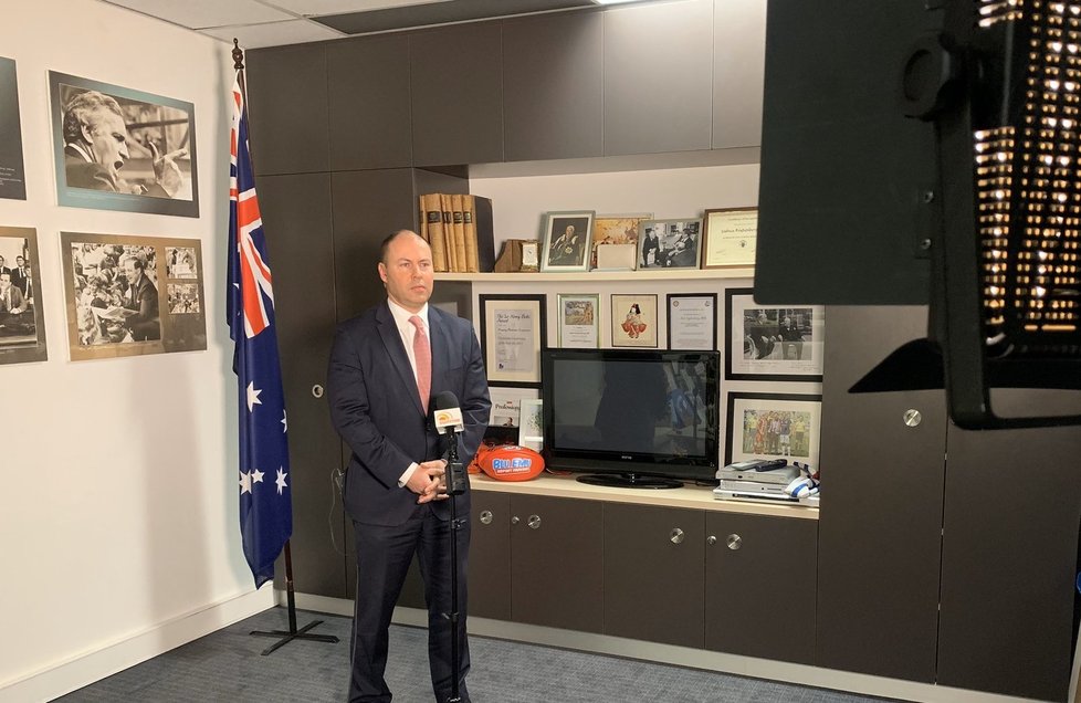 Australský ministr financí Josh Frydenberg